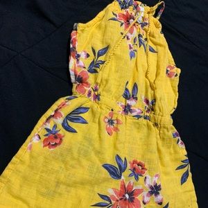 Girls Spring/Summer floral romper